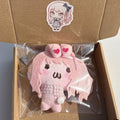 Anime PJSK Project Sekai Mizuki Akiyama Cute Bunny Plush Keychain Pendant Bag Charm Handmade Plushie Toy Pink Girl Birthday Gift
