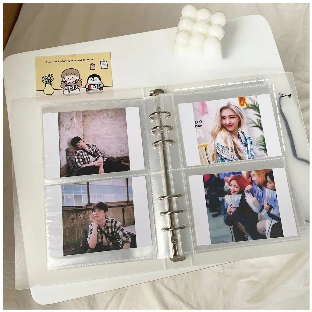 10pcs Photo Album Inner Pages A5 Kpop Binder Photocard Holder Photocard Binder Inlay Idol Card Collect Book Inner Page 포토카드 바인더