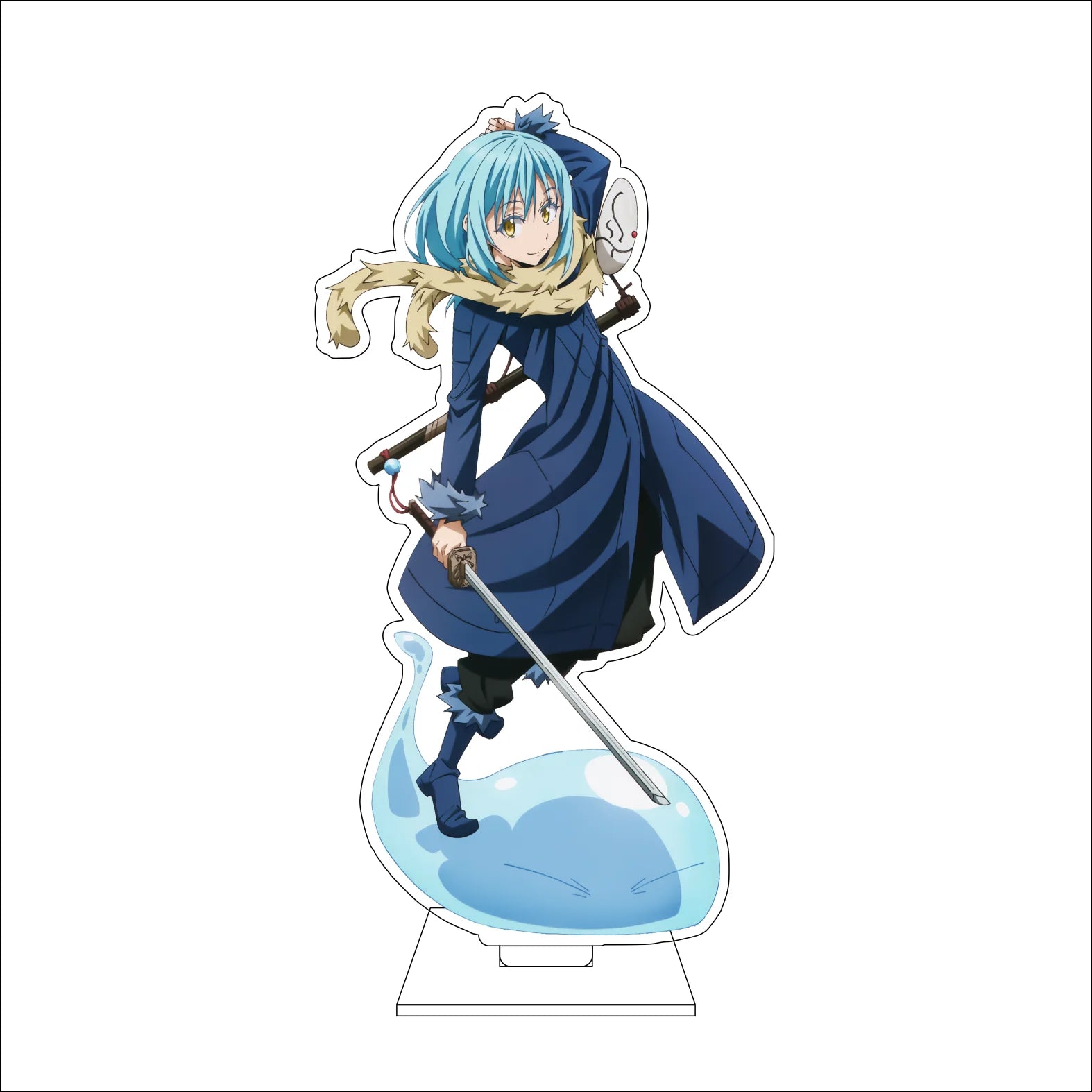16CM Anime Rimuru Tempest Diablo shuna Shizue Izawa Cosplay Acrylic Figure Stand Plate Ornaments Gifts