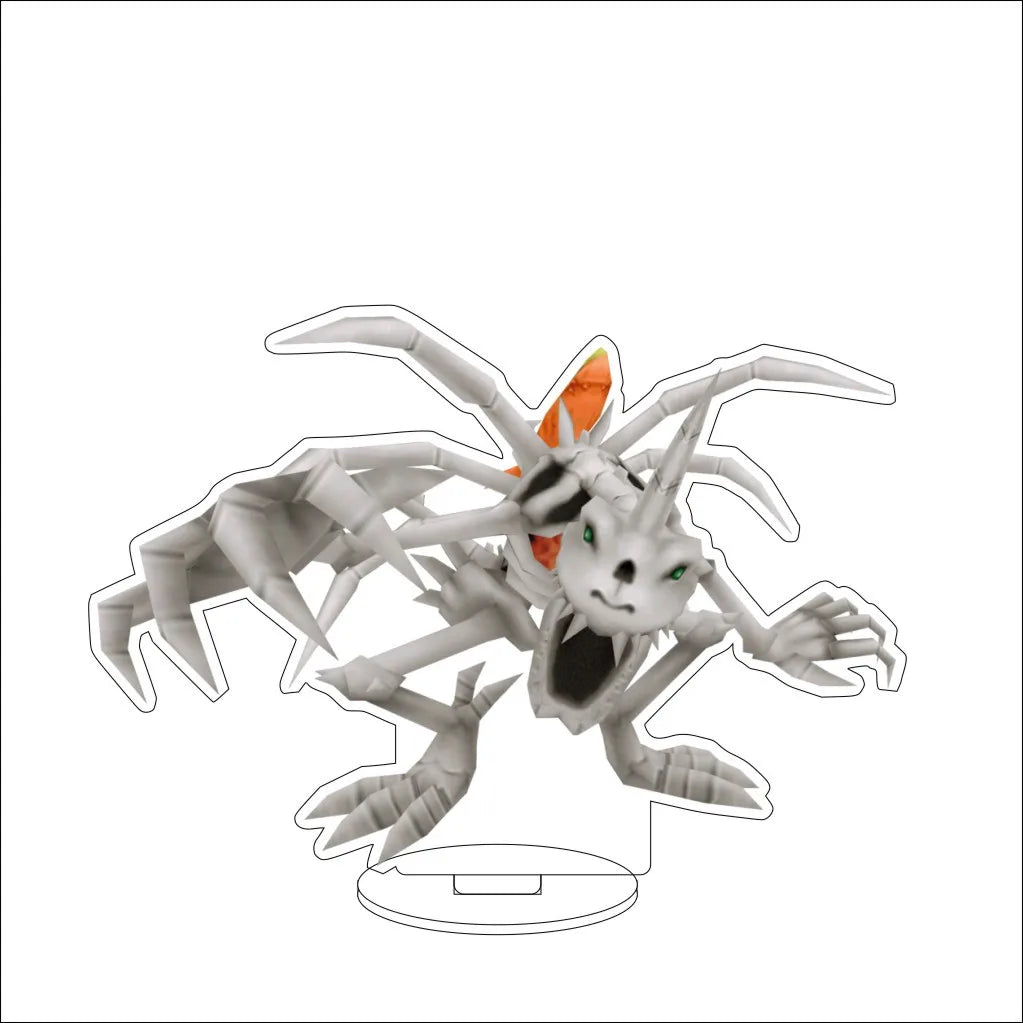 16CM Anime Digital Monster Hououmon Metal Greymon Drimogemon Cherubimon Cos Acrylic Figure Stand Ornaments Chirstmas Gifts