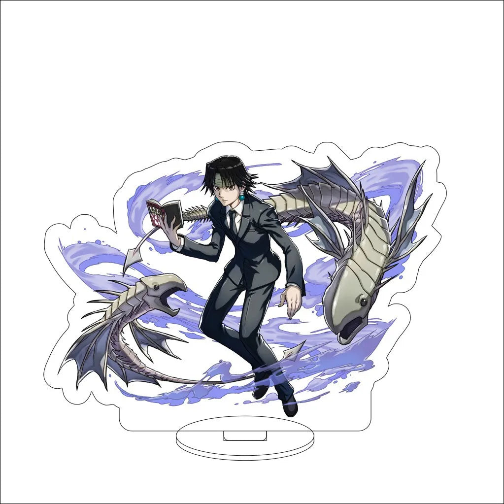 16CM Anime HUNTER x HUNTER Kite Kurapika Gon Freecss Killua Zoldyck Hisoka Cos Acrylic Figure Stand Ornaments Exquisite Gifts