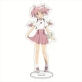 16CM Anime Figure Puella Magi Madoka Magica Kaname Madoka Sakura Kyouko Akemi Homura Cos Acrylic Stand Ornaments Cute Gifts