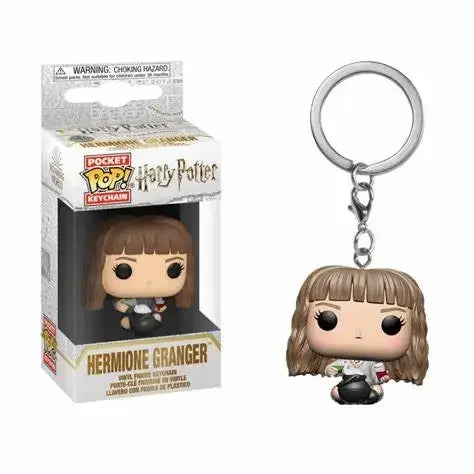 Funko POP Keychain Toy Hermione Granger Dobby Dumbledore Malfoy Ginny Ron Hedwig Snape Voldemort Luna Pocket Pop Key Ring Toy