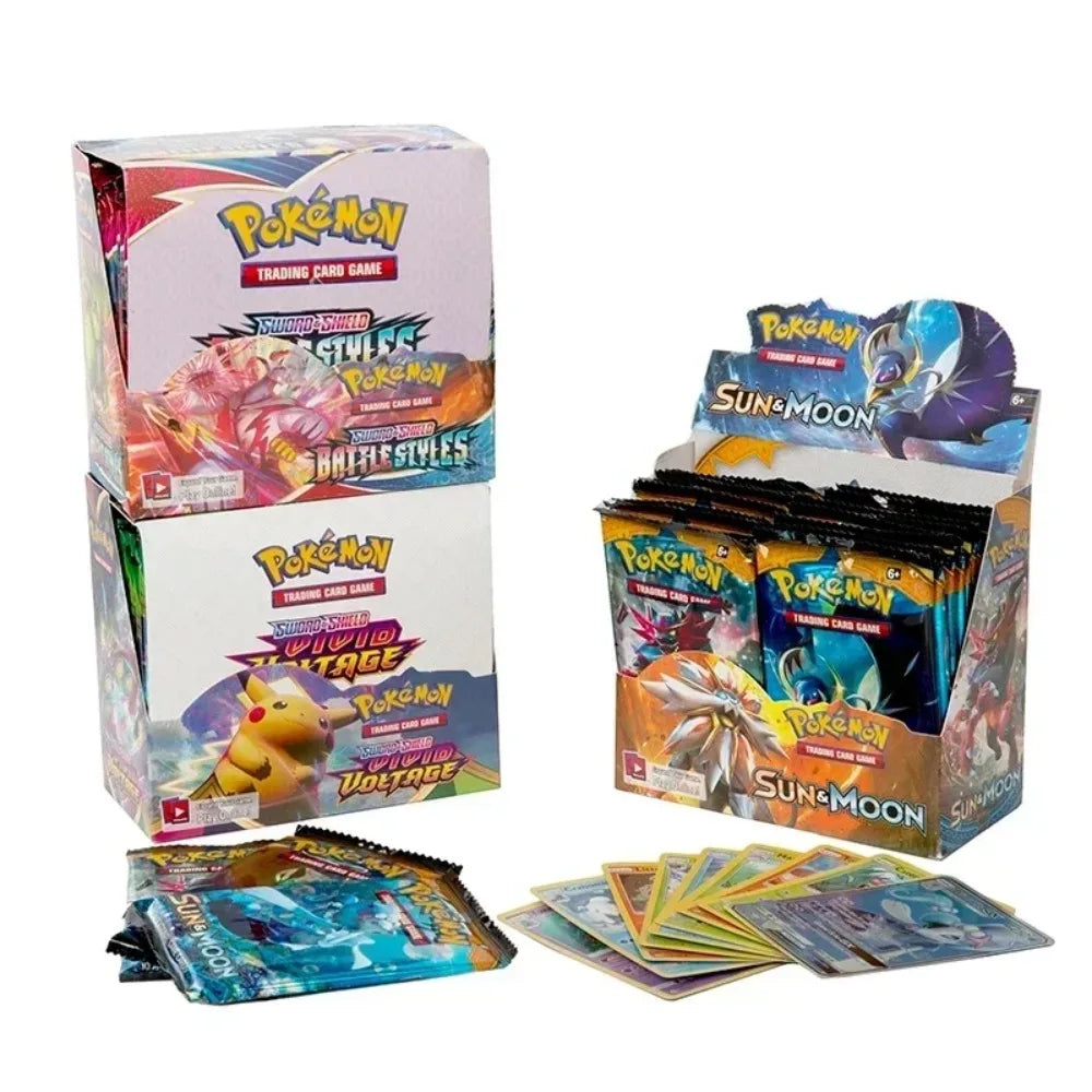 fun 360Pcs Pokemon Card TCG Scarlet&Violet Prismatic Evolutions 151 Prism 36 Pack Pokemon Booster Box Collectible Tradiner Card