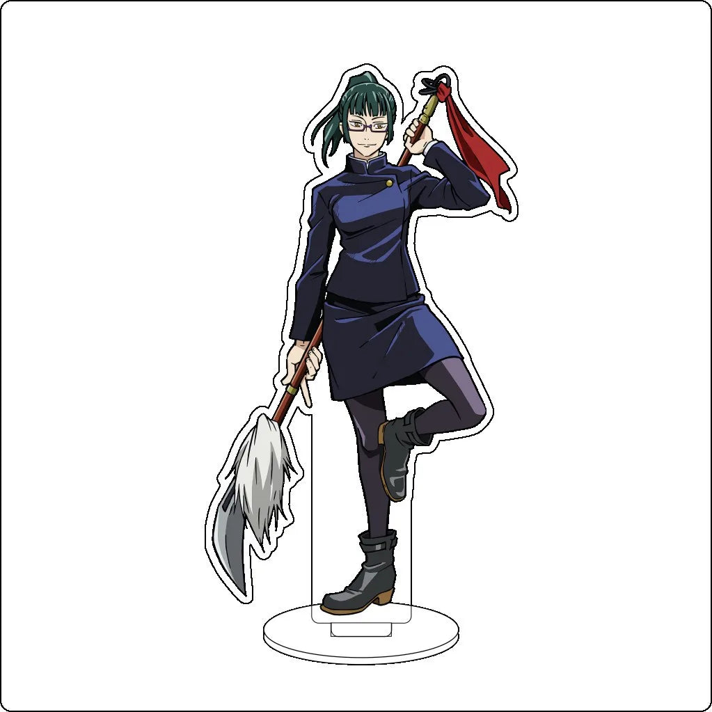 16CM Anime Jujutsu Kaisen Gojo Satoru Itadori Yuji Fushiguro Megumi Zen'in Maki Cos Acrylic Figure Stand Ornaments Chrismas Gift