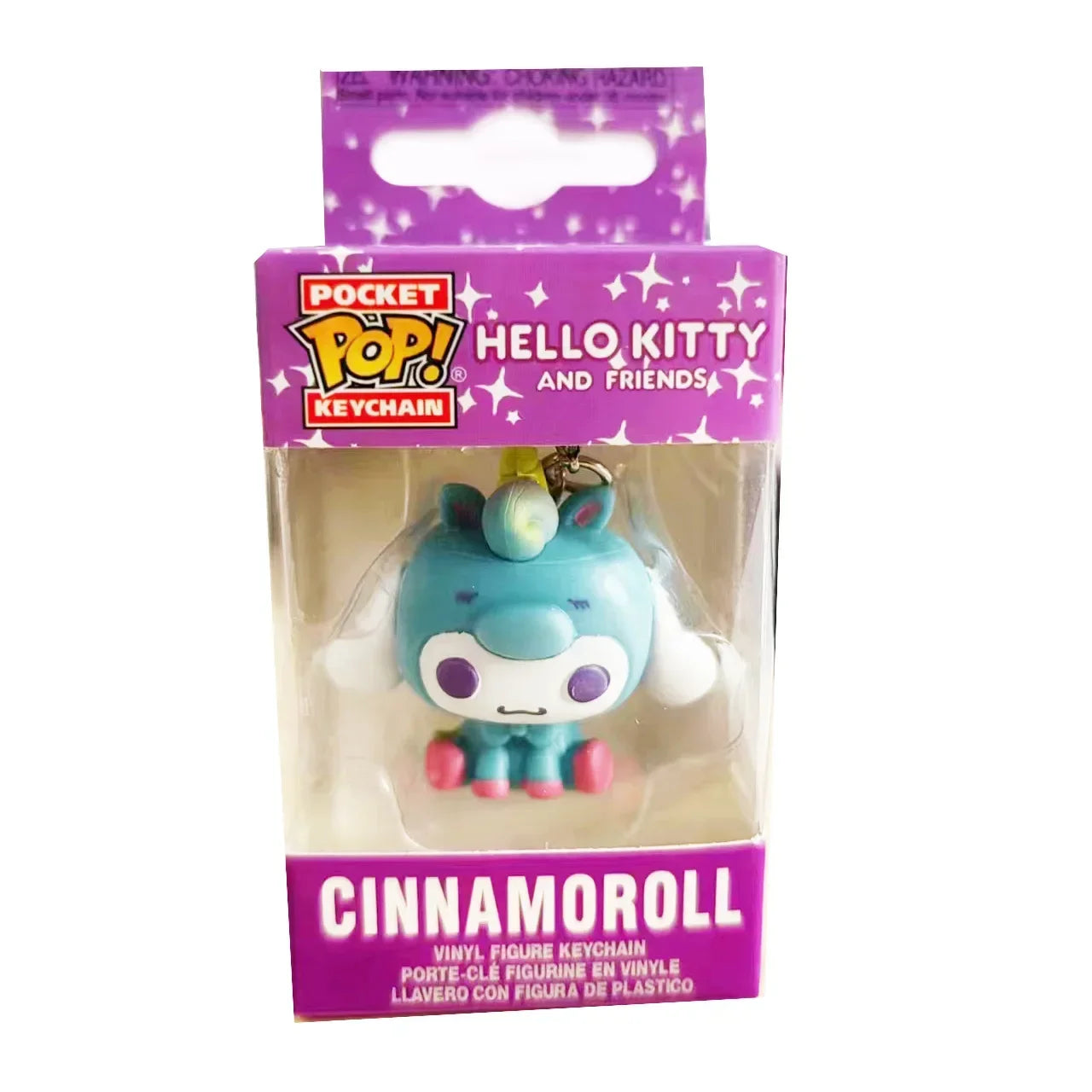 Funko Pop My Melody Kuromi with Baku Keychain Toy Hello Kitty Pochacco Devil Kuromi Pocket Pop Keychain Collectible Model Toys