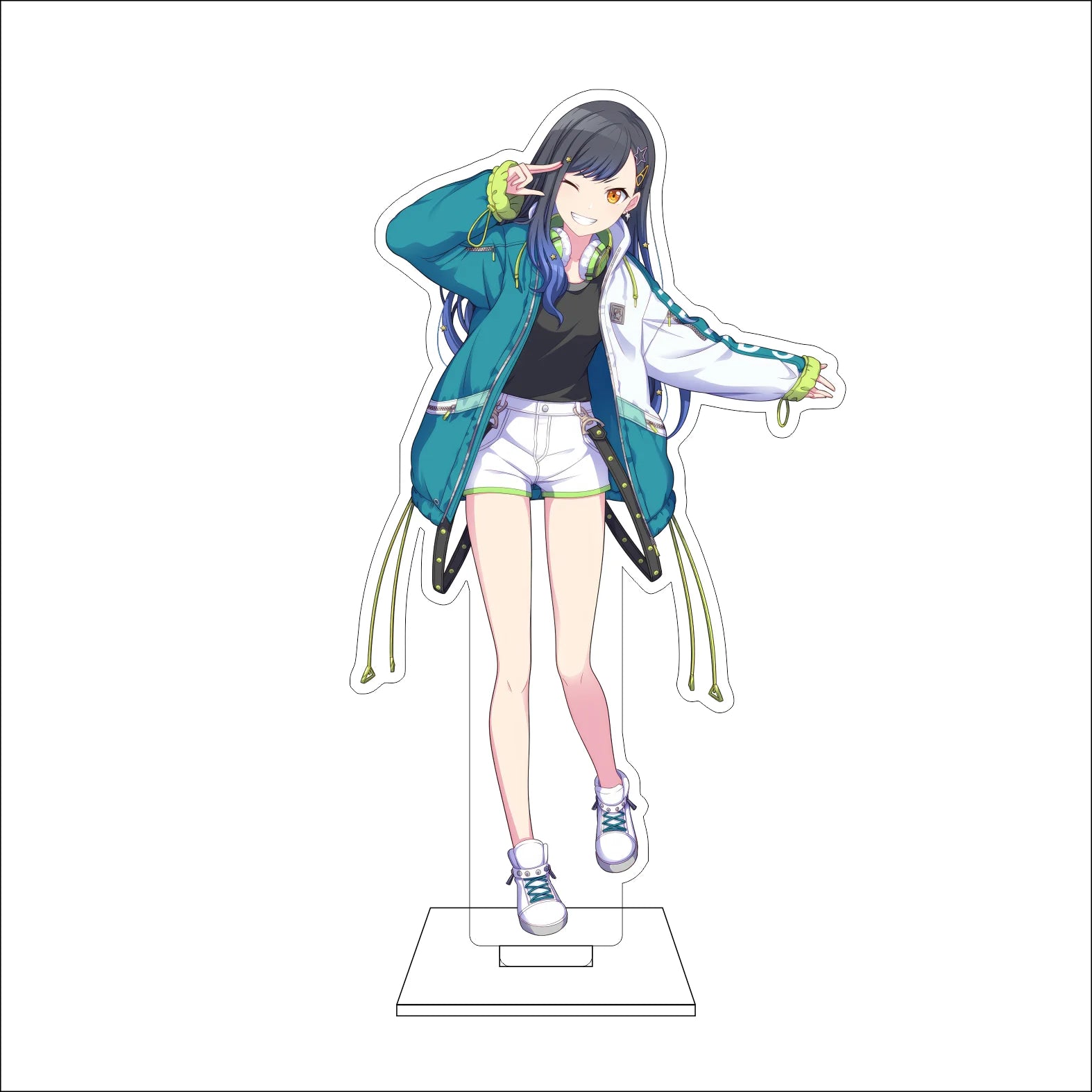 16CM Anime ‌Project SEKAI COLORFUL STAGE Cosplay Acrylic Figure Stand Plate Kiritani Haruka HOSHINO ICHIKA Ornaments Gifts
