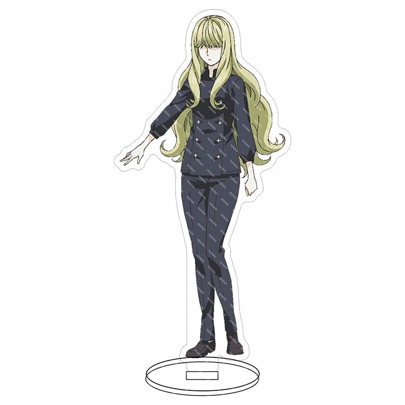 16CM Anime Figure Food Wars! Shokugeki no Soma Yukihira Soma Nakiri Erina Tadokoro Megumi Cos Acrylic Stand Ornaments Gifts