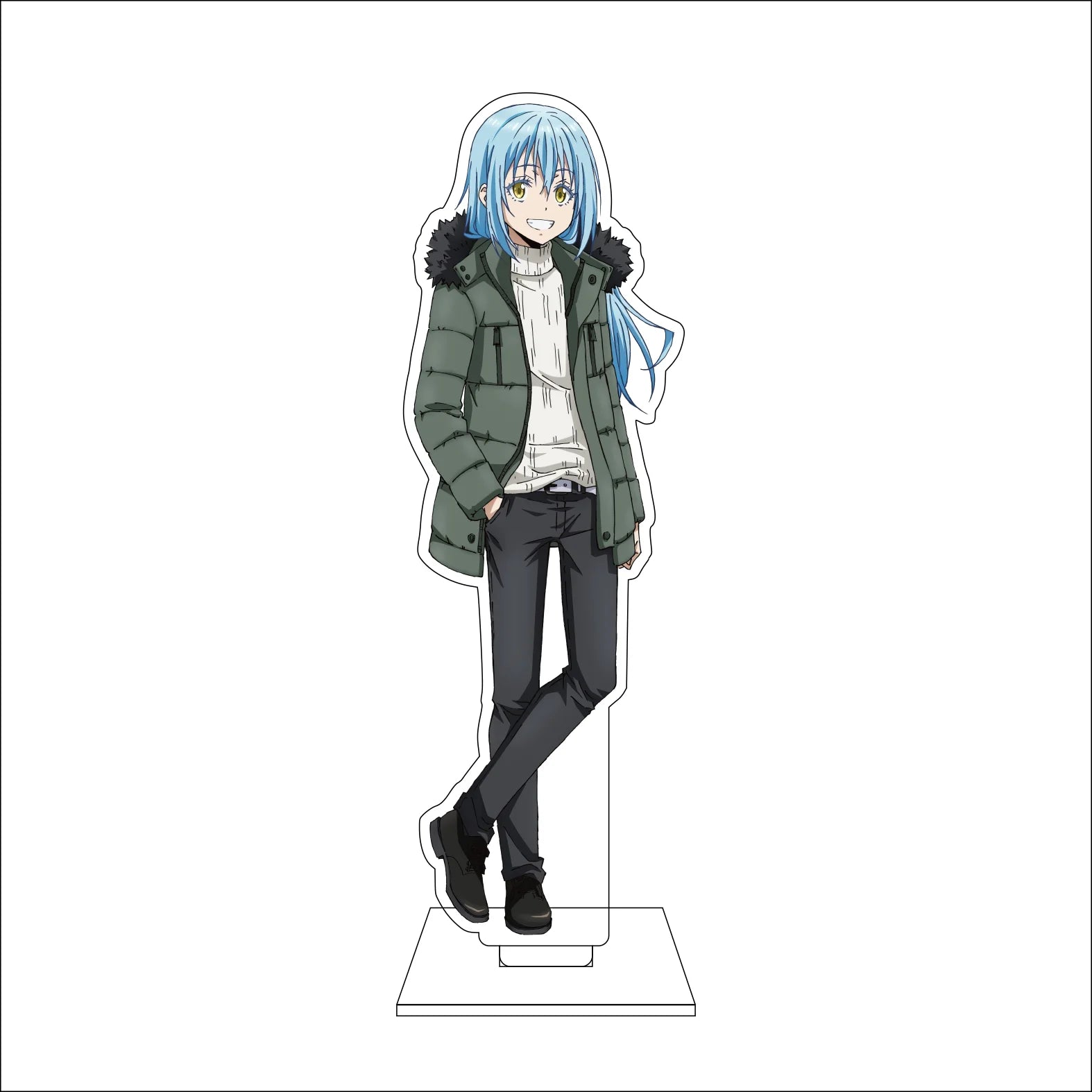 16CM Anime Rimuru Tempest Diablo shuna Shizue Izawa Cosplay Acrylic Figure Stand Plate Ornaments Gifts