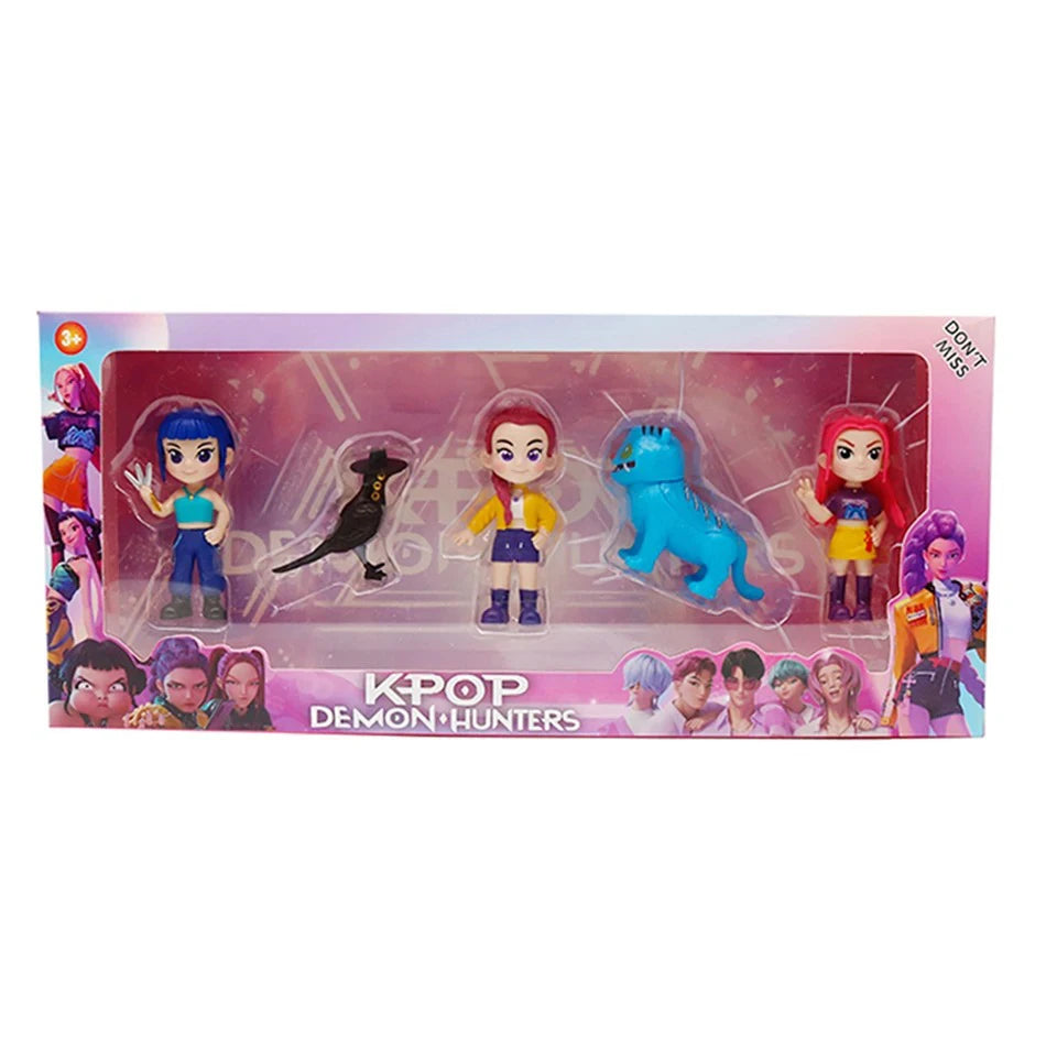 2027 Anime Kpop Devil Hunter Blind Box Disassembly Fun Blind Bag Small statue Peripheral model Desktop Blind box decoration gift