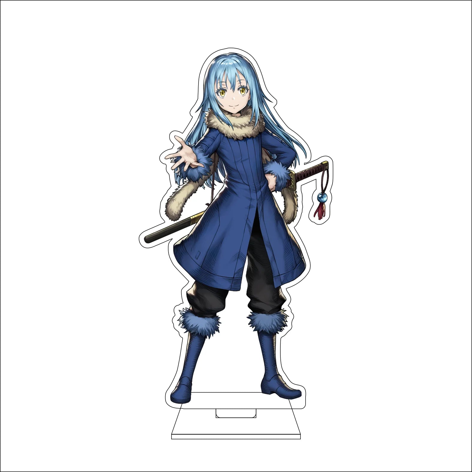 16CM Anime Rimuru Tempest Diablo shuna Shizue Izawa Cosplay Acrylic Figure Stand Plate Ornaments Gifts
