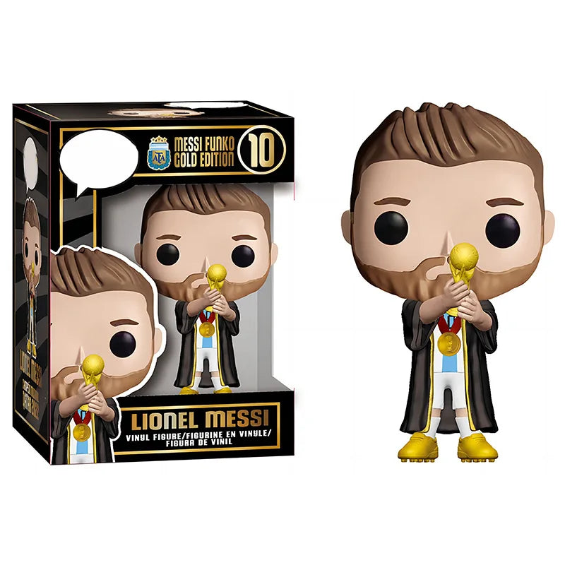 2026 new POP characters Messi, Cristiano Ronaldo, Mbappe, Messi World Cup trophy jersey collection character models