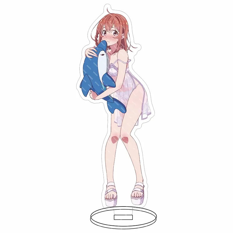 16CM Anime Figure Rent A Girlfriend‌ Ichinose Chizuru Sarashina Ruka Sakurasawa Sumi Nanami Mami Cos Acrylic Stand Ornament Gift