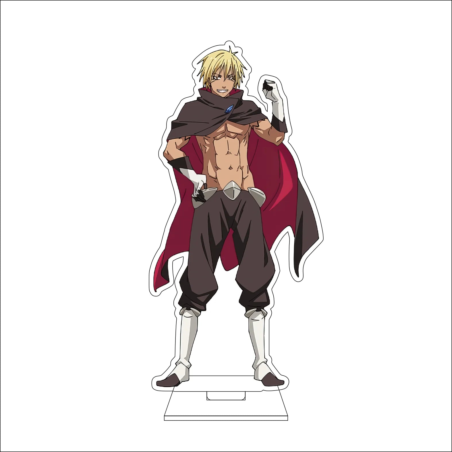 16CM Anime Rimuru Tempest Diablo shuna Shizue Izawa Cosplay Acrylic Figure Stand Plate Ornaments Gifts