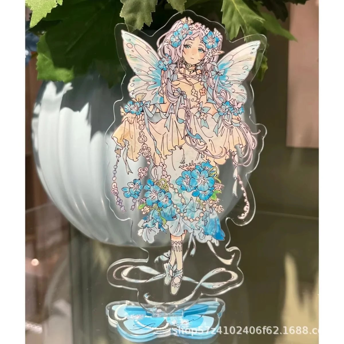 Frieren Beyond Journey's End Fern Rose Fairies Anime Acrylic Stand Figure Model Plate Breastpin Cosplay Emblem Decor