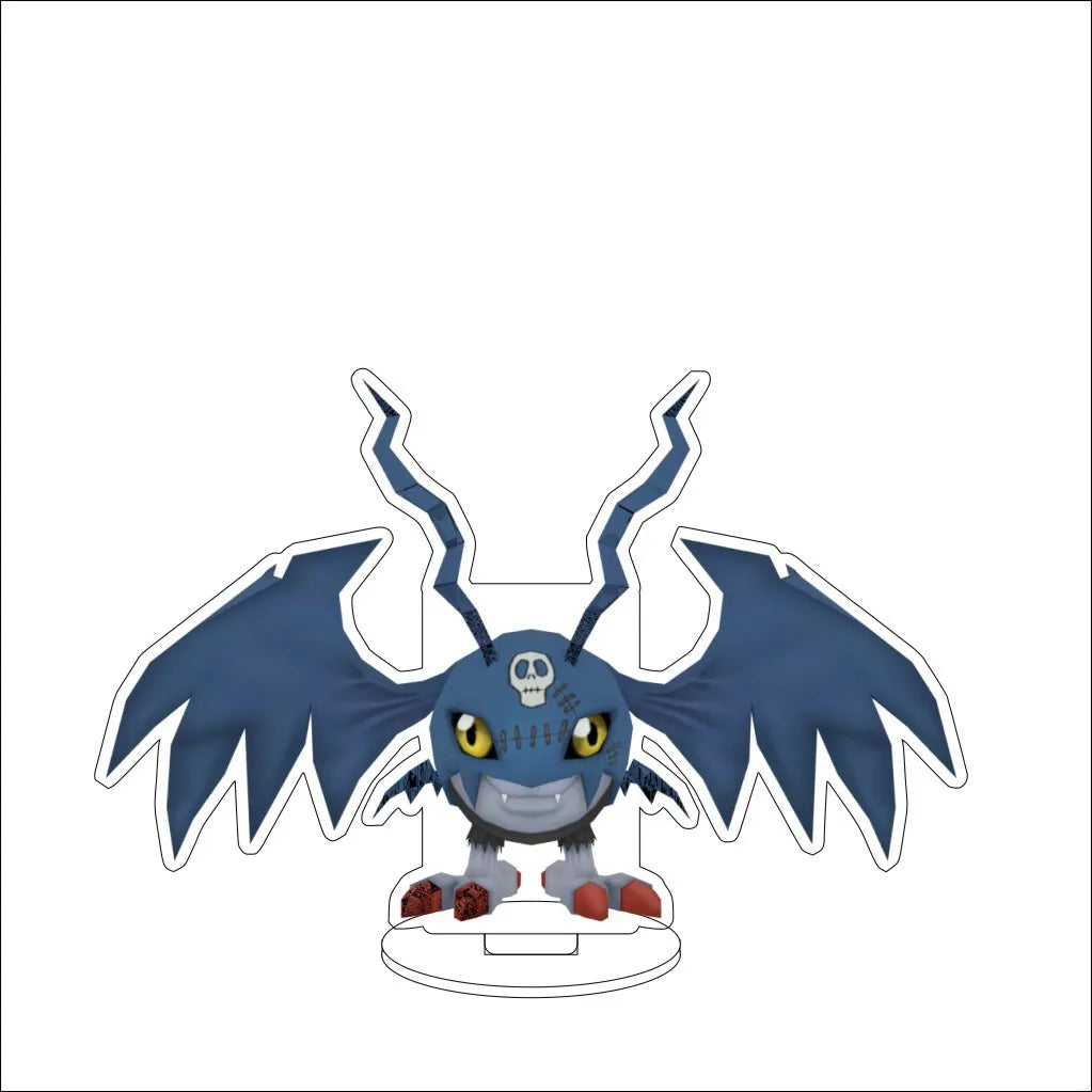 16CM Anime Digital Monster Hououmon Metal Greymon Drimogemon Cherubimon Cos Acrylic Figure Stand Ornaments Chirstmas Gifts