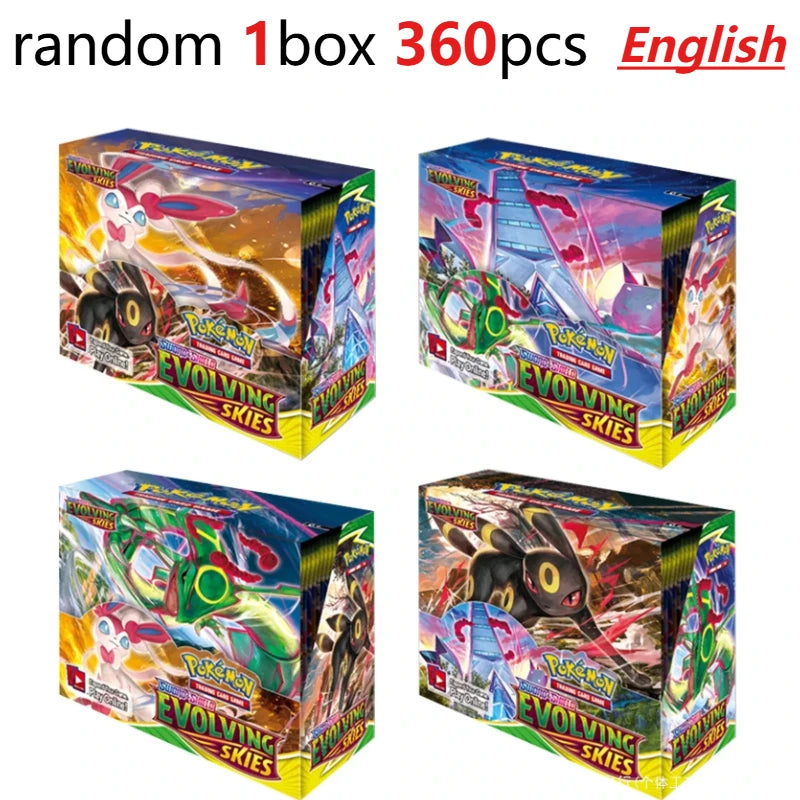 fun 360Pcs Pokemon Card TCG Scarlet&Violet Prismatic Evolutions 151 Prism 36 Pack Pokemon Booster Box Collectible Tradiner Card