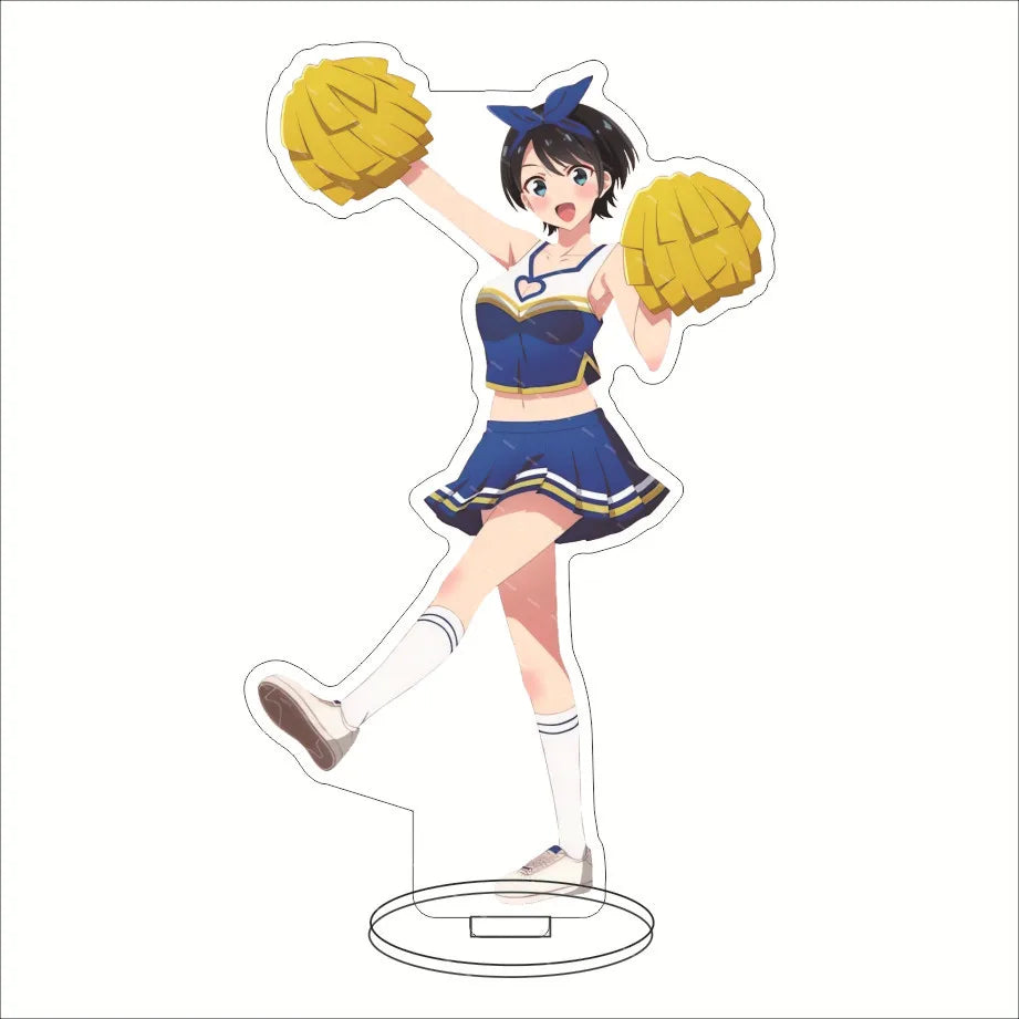 16CM Anime Figure Rent A Girlfriend‌ Ichinose Chizuru Sarashina Ruka Sakurasawa Sumi Nanami Mami Cos Acrylic Stand Ornament Gift