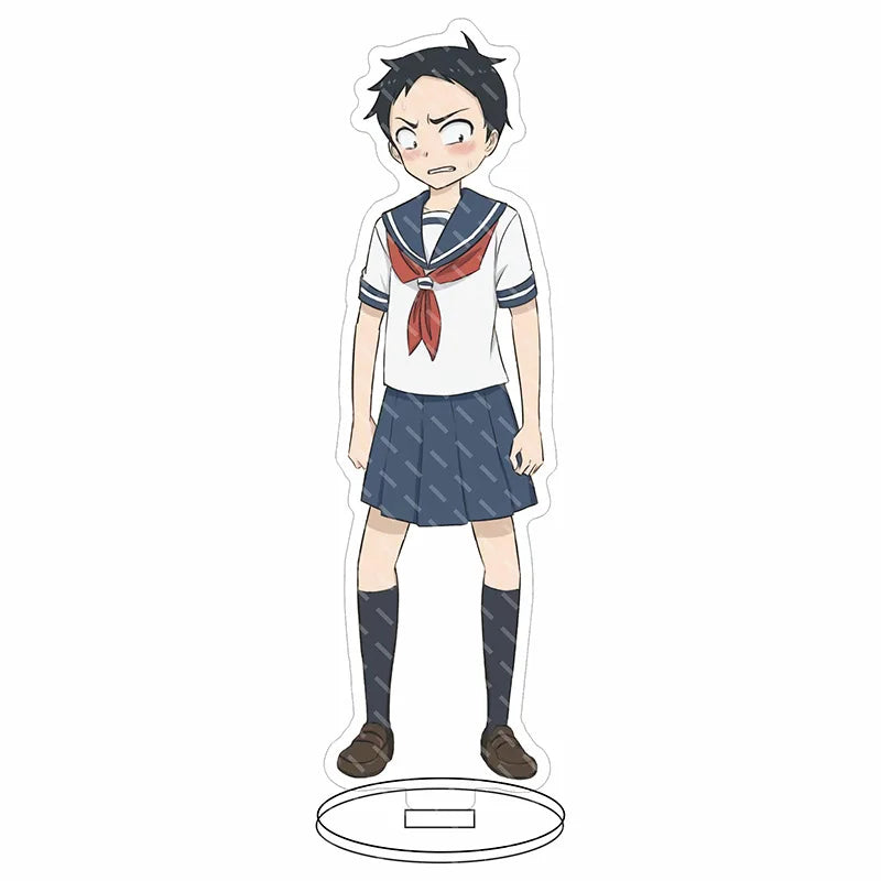 16CM Anime Figure Teasing Master Takagi-san Nishikata Takagi Cos Acrylic Stand Ornaments Cute Chrismas Gifts