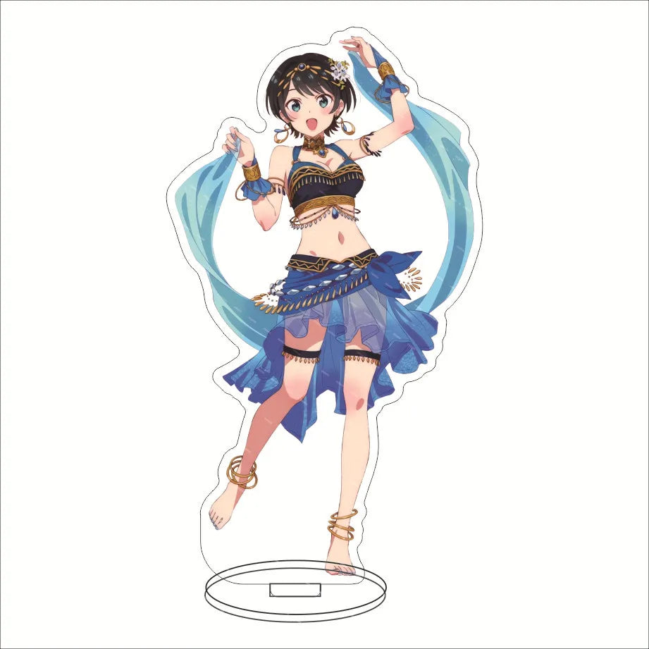 16CM Anime Figure Rent A Girlfriend‌ Ichinose Chizuru Sarashina Ruka Sakurasawa Sumi Nanami Mami Cos Acrylic Stand Ornament Gift