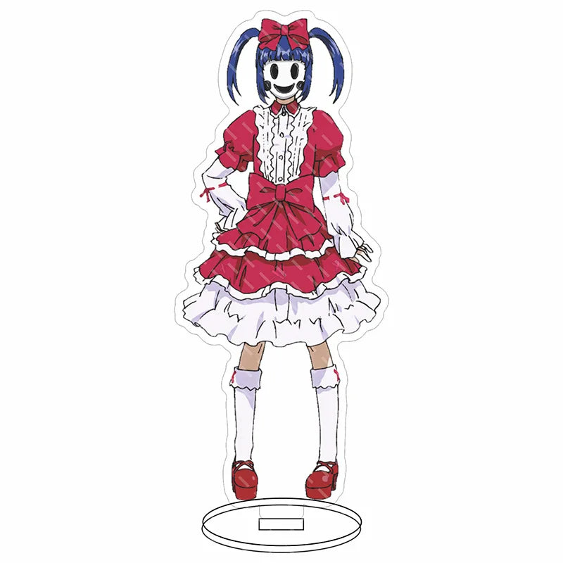 16CM Anime Figure High-Rise Invasion‌ Honjo Yuri Nise Mayuko Arasaki Kunoe Mayuko Nise Cos Acrylic Stand Ornaments Gifts