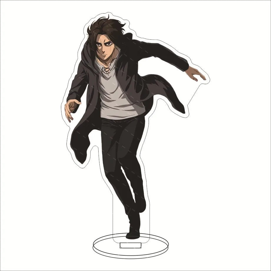 16CM Anime Figure ‌Attack on Titan Eren Jaeger Mikasa Ackerman Armin Arlert Levi Ackerman Cos Acrylic Stand Ornaments Gifts