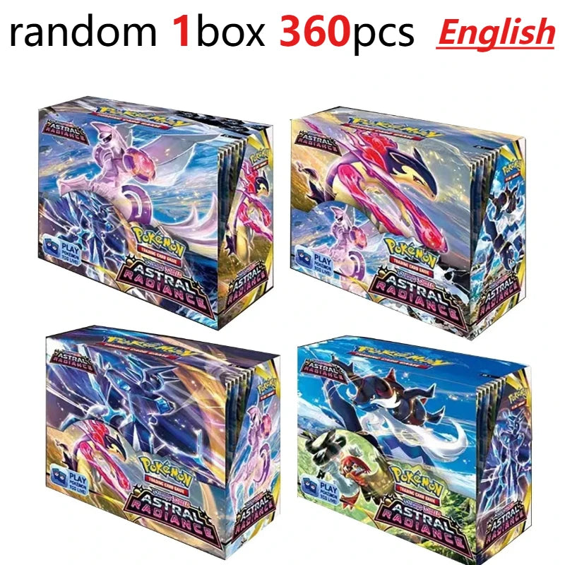 fun 360Pcs Pokemon Card TCG Scarlet&Violet Prismatic Evolutions 151 Prism 36 Pack Pokemon Booster Box Collectible Tradiner Card