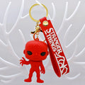 Funko Pop Pocket Pop Keychain Stranger Things Eleven Robin Barb Steve Dustin Key Ring Chain Model Toy Adults Children Gift Toys