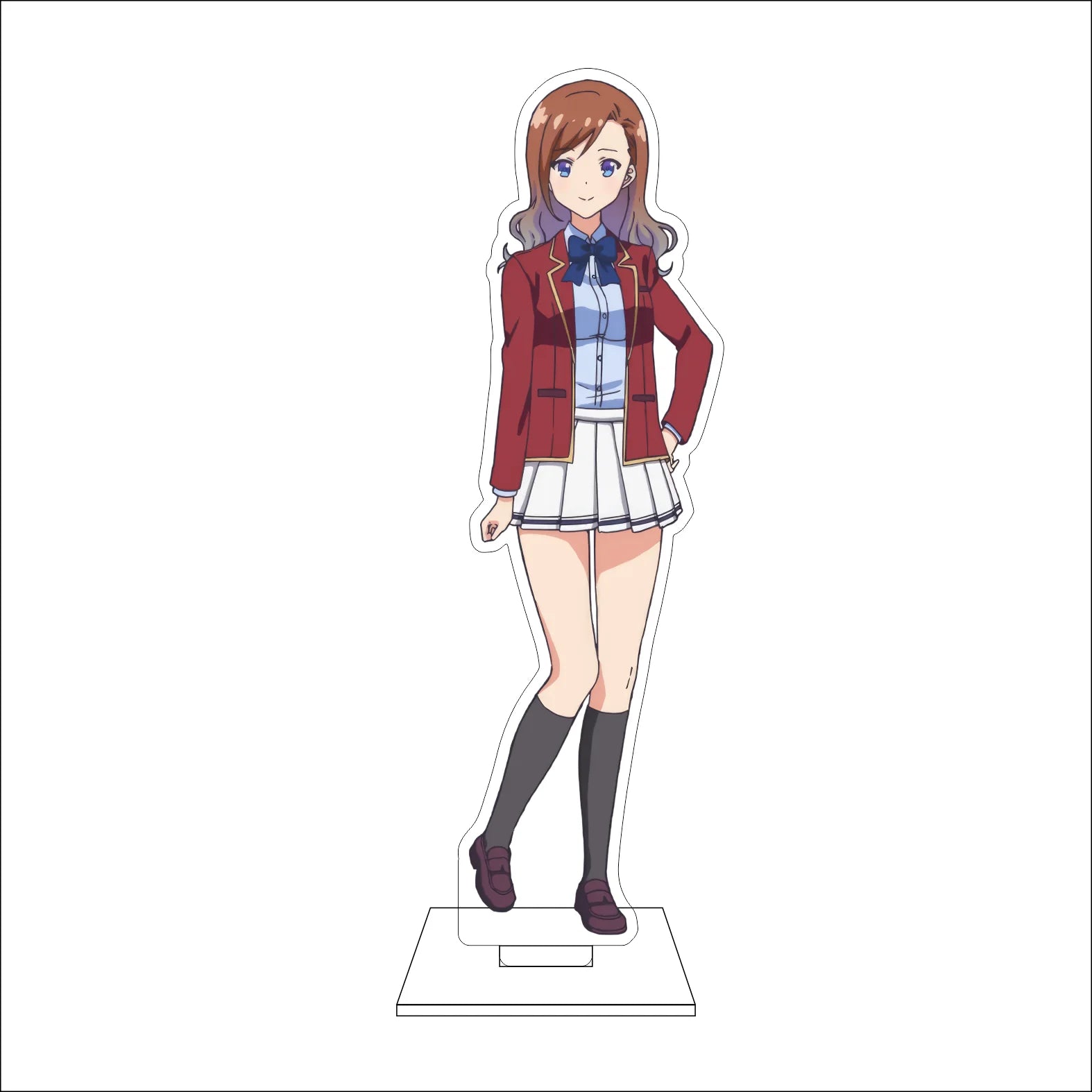 16CM Anime Classroom of the Elite Cosplay Acrylic Figure Stand Plate Ibuki Mio Karuizawa Kei Horikita Suzune Ornaments Gifts