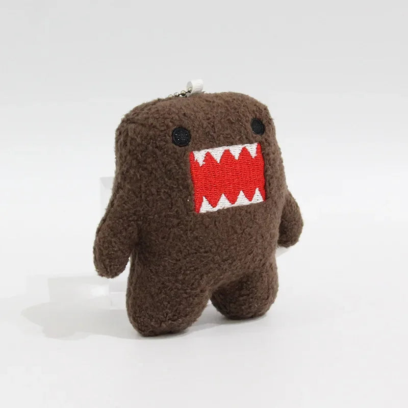 Kawaii Cute Domo Kun Plush Keychain Ball Chain Cartoon Anime Kawaii Cute Bag Keychains Small Xmas Gift