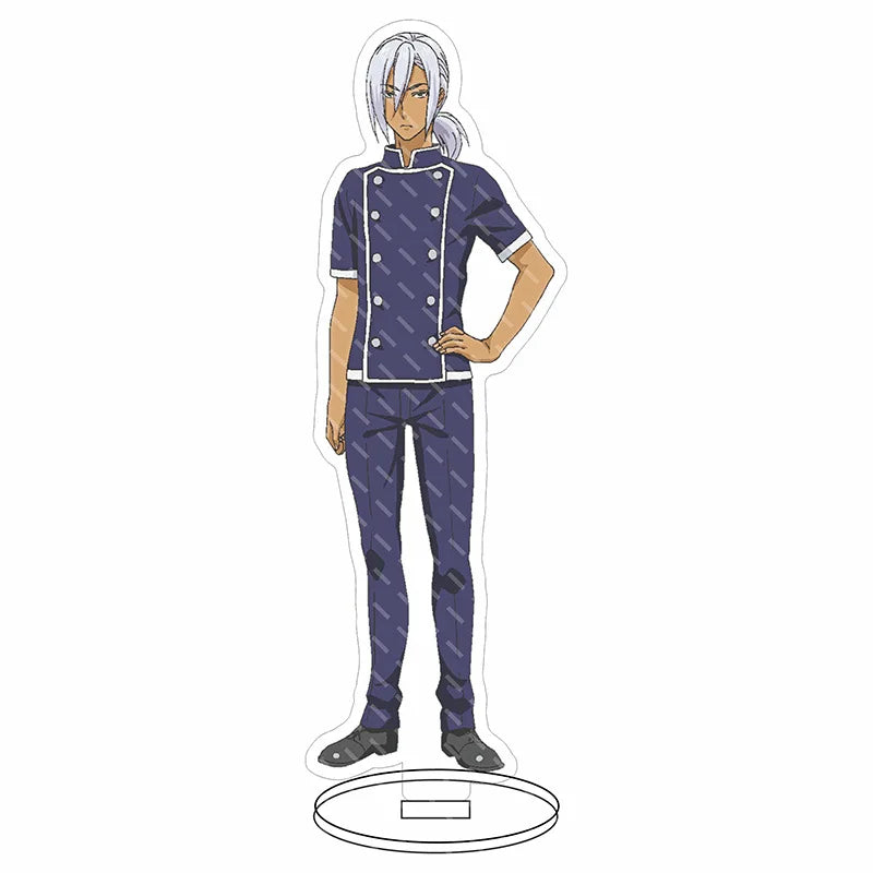 16CM Anime Figure Food Wars! Shokugeki no Soma Yukihira Soma Nakiri Erina Tadokoro Megumi Cos Acrylic Stand Ornaments Gifts