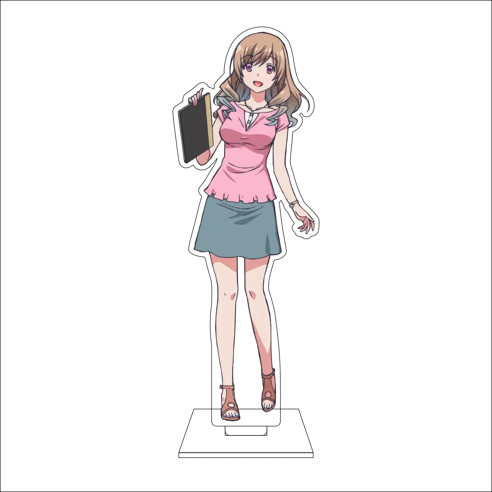 16CM Anime Classroom of the Elite Cosplay Acrylic Figure Stand Plate Ibuki Mio Karuizawa Kei Horikita Suzune Ornaments Gifts