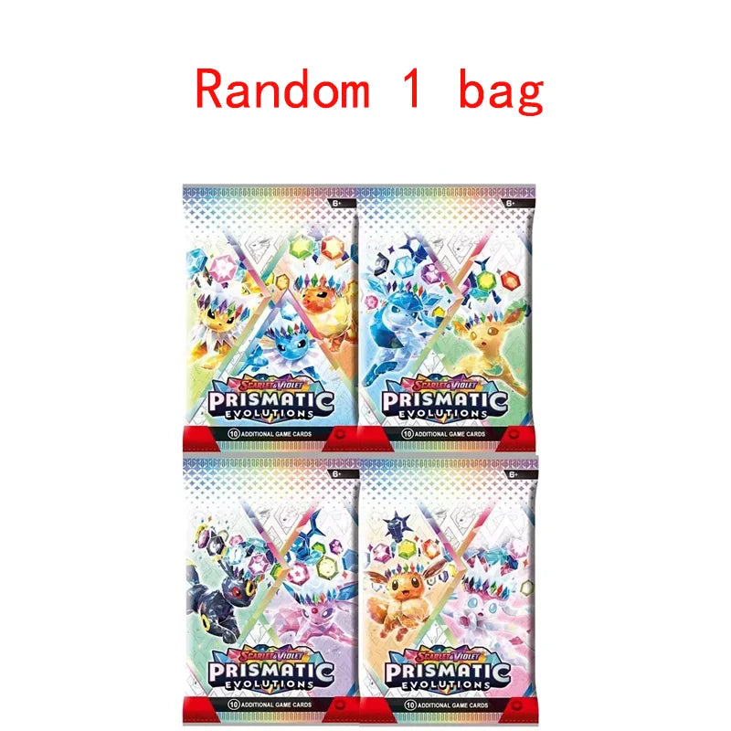 360pcs Pokemon Card Scarlet & Violet Prismatic Evolutions Pokemon Box English Booster Battle 151 Ultra Prism Booster Battle Card