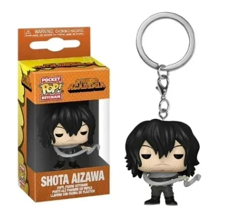 Funko Pop Keychain Toy My Hero Academia Deku Kyoka Jiro Neito Monoma Izuku Midoriya Shoto Todoroki All Might Bakugo PVC Toys