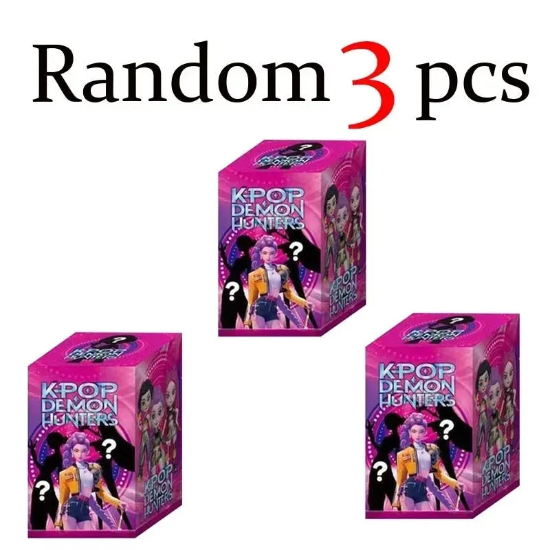 2027 Anime Kpop Devil Hunter Blind Box Disassembly Fun Blind Bag Small statue Peripheral model Desktop Blind box decoration gift