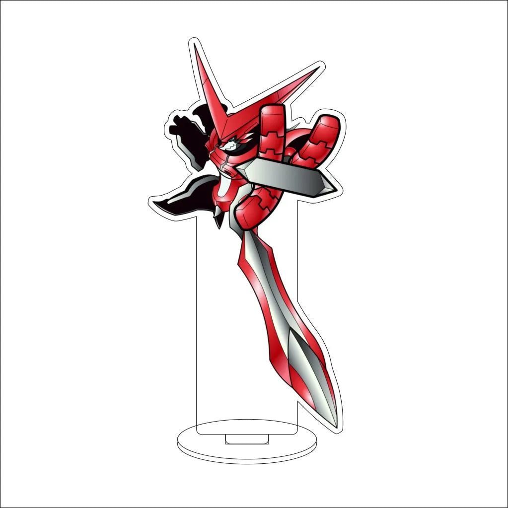 16CM Anime Digital Monster Hououmon Metal Greymon Drimogemon Cherubimon Cos Acrylic Figure Stand Ornaments Chirstmas Gifts