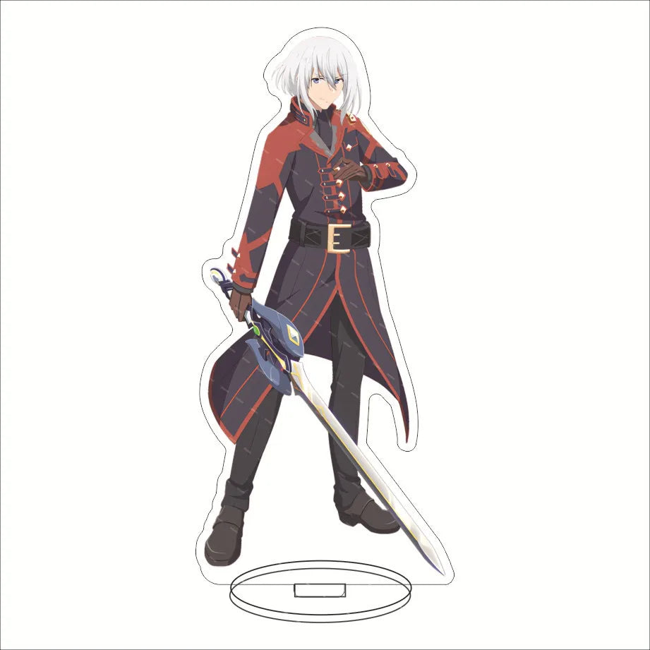 16CM Anime Figure The Misfit of Demon King Academy Misha Necron Sasha Necron Misha Ilioroggo Cos Acrylic Stand Ornaments Gifts
