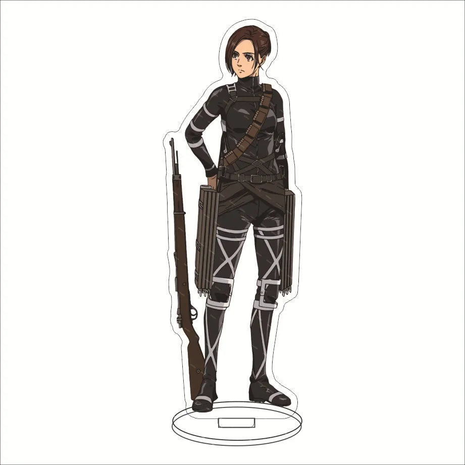 16CM Anime Figure ‌Attack on Titan Eren Jaeger Mikasa Ackerman Armin Arlert Levi Ackerman Cos Acrylic Stand Ornaments Gifts