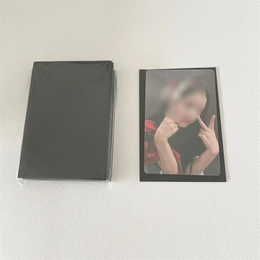 Sharkbang 50pcs/Lot Holo Card Sleeves 61x91mm 20C Macaron Color Kpop Holder For Postcards Films Game Cards Photocard Protector
