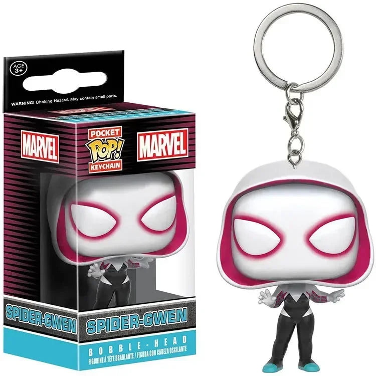 2026 Funko POP Keychains Dragons Ball Star Keychain wars Spiderman Attack on Levi Toy STITCH Rick Kurama Todoroki Figure Toys