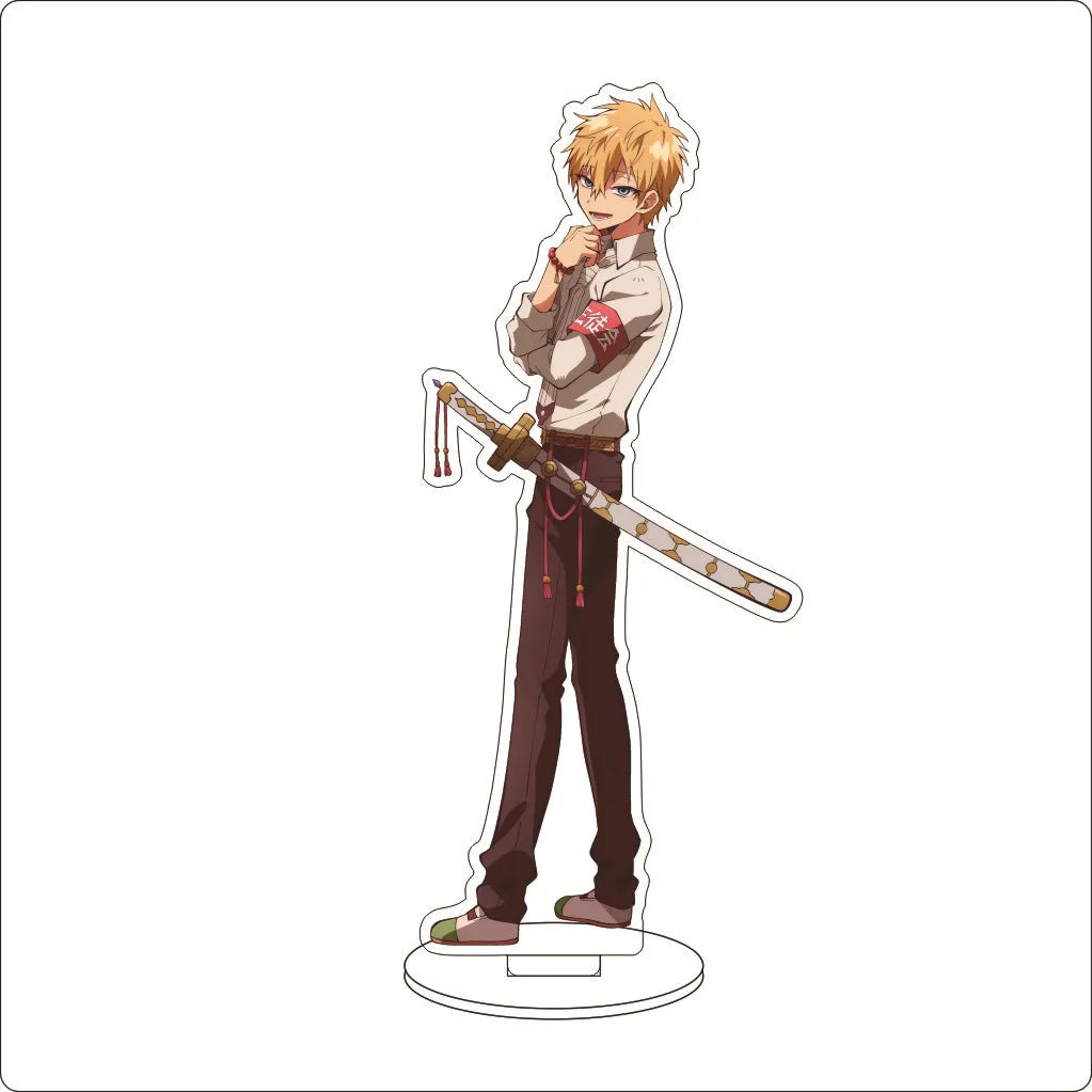 16CM Anime Toilet bound Hanako kun‌ Minamoto Kou Akane Aoi Nanamine Sakura Cos Acrylic Figure Stand Ornaments Chirstmas Gifts