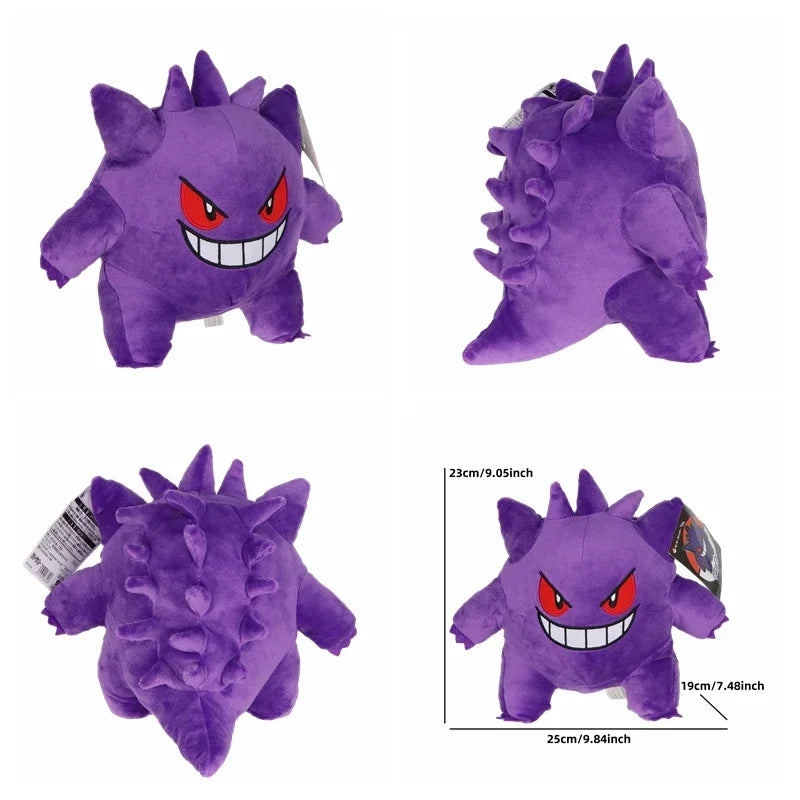 New Pokemon Sleeping Gengar Plush Toys Anime Pocket Monster Mega Gengar Peluche Dolls Birthday Gifts Kids