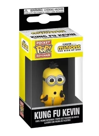 Funko Pop Keychains Minions Pajama Bob Keyrings Vinyl Action Figure Collection Toy Doll Christmas Gift for Kids