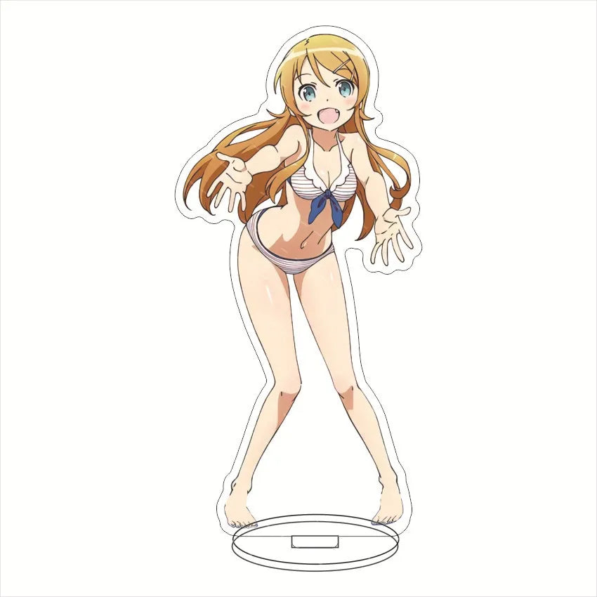 16CM Anime Figure My Little Sister Can't Be This Cute! Oreimo Kosaka kirino Gokou Ruri Cos Acrylic Stand Ornaments Cute Gifts
