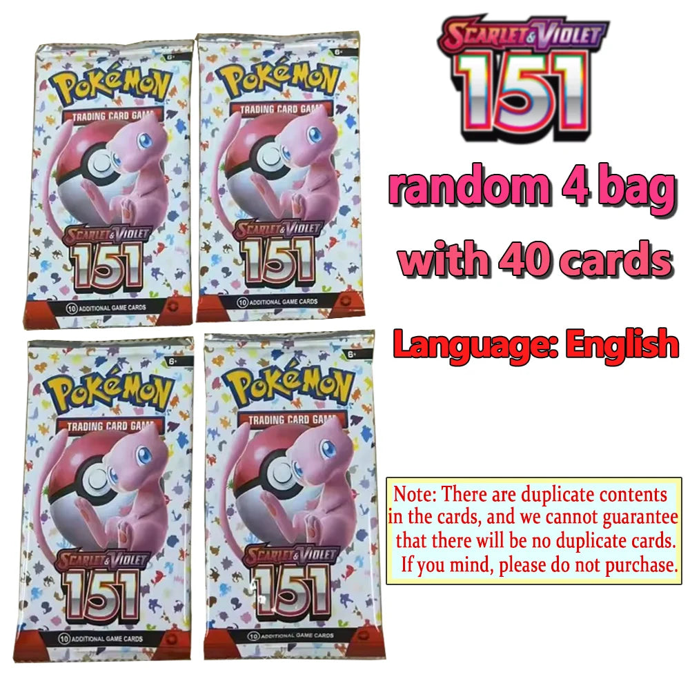 360Pcs Pokemon Card Prismatic Evolutions Scarlet Violet 151 Destined Rivals Black Bolt English Booster Battle Transaction Card