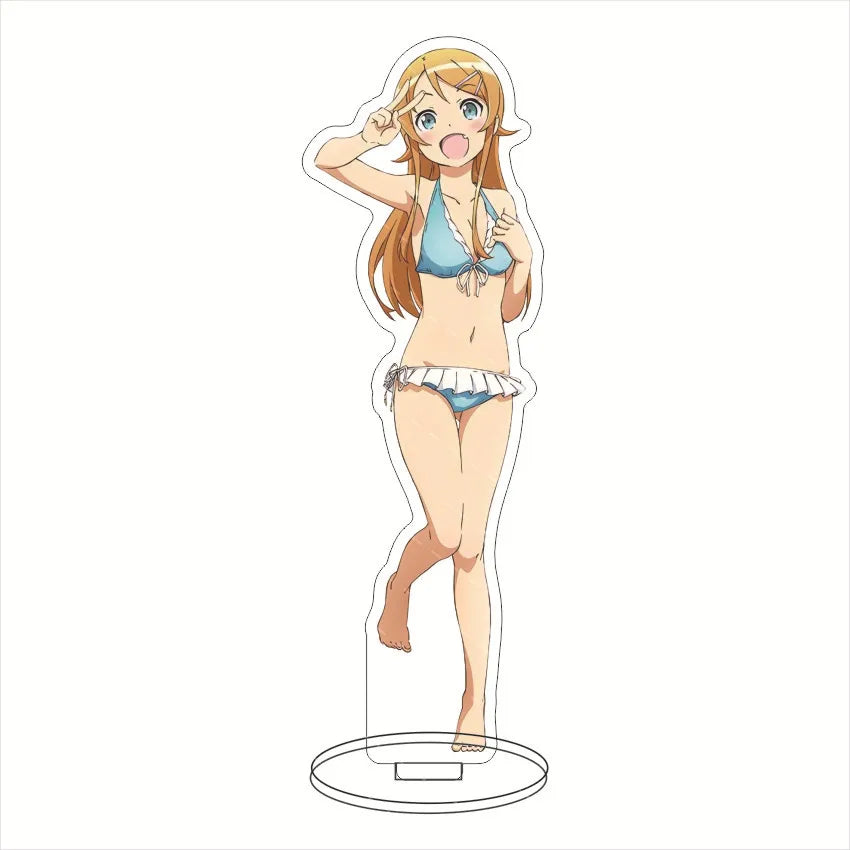 16CM Anime Figure My Little Sister Can't Be This Cute! Oreimo Kosaka kirino Gokou Ruri Cos Acrylic Stand Ornaments Cute Gifts