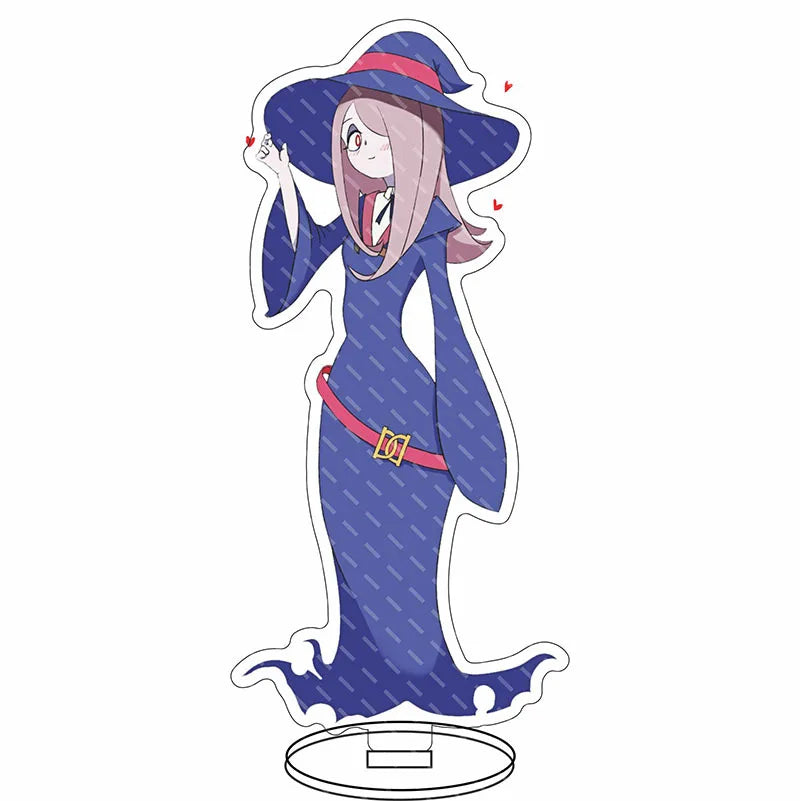 16CM Anime Figure Little Witch Academia‌ Kagari Lotte Jansson Sucy Manbavaran Diana Cavendish Cos Acrylic Stand Ornaments Gifts