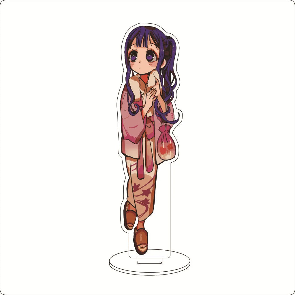 16CM Anime Toilet bound Hanako kun‌ Minamoto Kou Akane Aoi Nanamine Sakura Cos Acrylic Figure Stand Ornaments Chirstmas Gifts