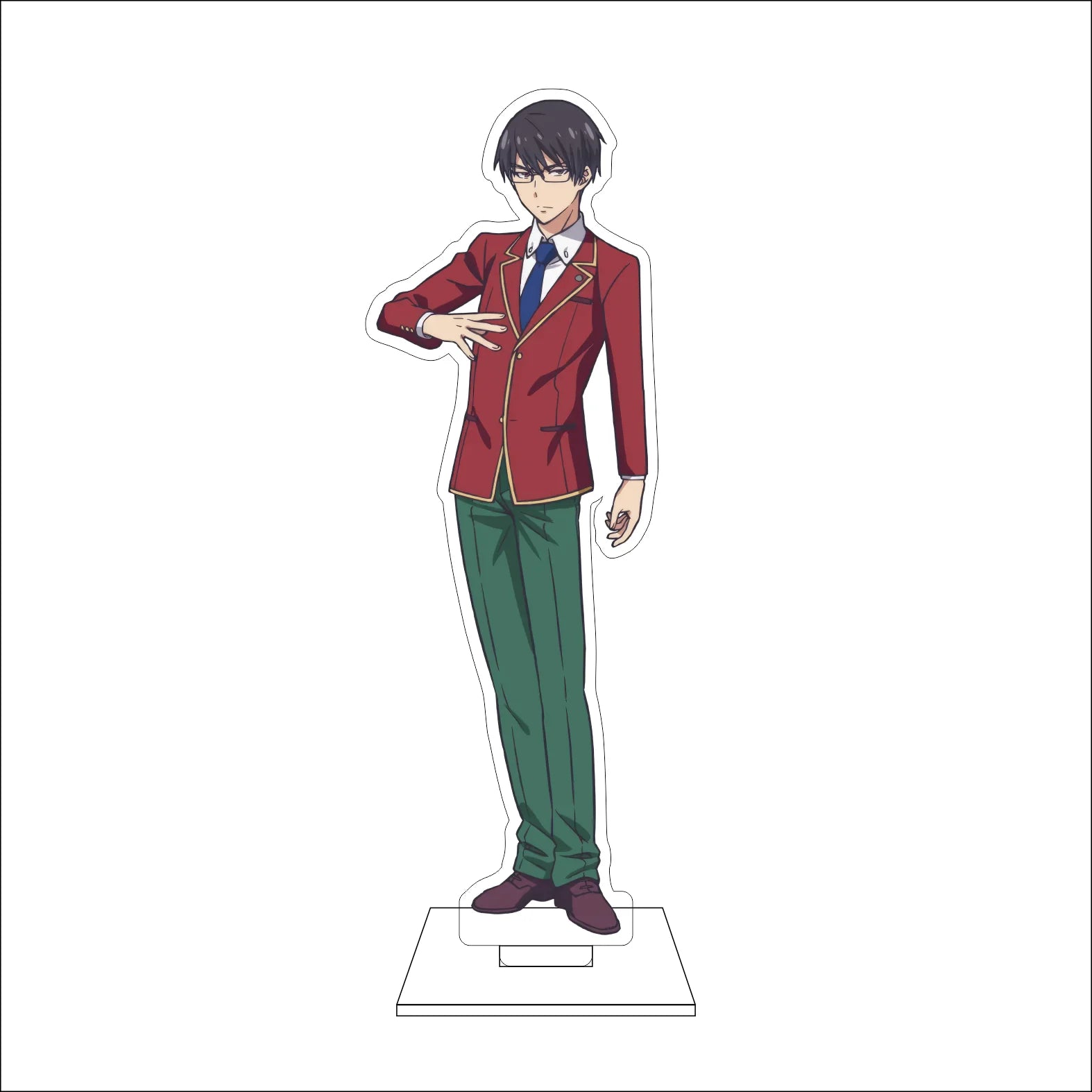 16CM Anime Classroom of the Elite Cosplay Acrylic Figure Stand Plate Ibuki Mio Karuizawa Kei Horikita Suzune Ornaments Gifts