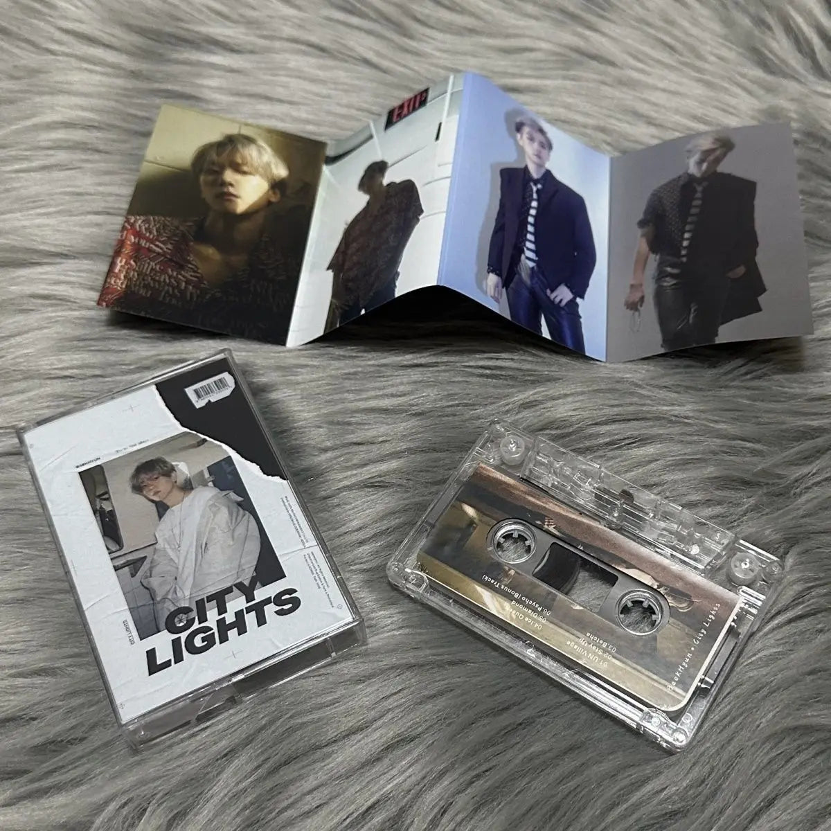 EXO BaekHyun Solo Album City Lights Korean Music Cassette Brand New Unopened Merchandise Collectors K Pop